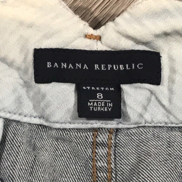 Banana Republic DarkWash Flare Flap Pocket Jeans    size 8 - Picture 3 of 8